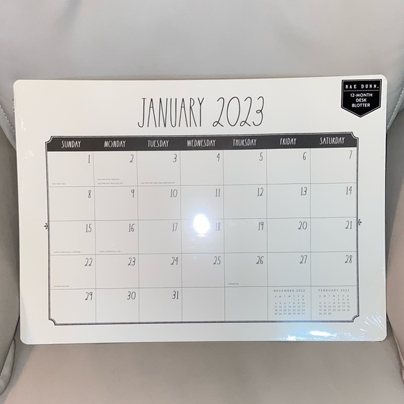 Rae Dunn | Office | Rae Dunn 223 Desk Blotter Desk Pad Calendar | Poshmark